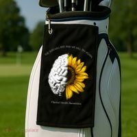 Sun Will Rise We Will Try Again Mental Health Golf Towel thumb 2