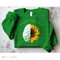 Sun Will Rise We Will Try Again Mental Health Sweatshirt thumb 2