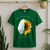 Sun Will Rise We Will Try Again Mental Health T-Shirt thumb 2