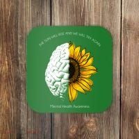 Sun Will Rise We Will Try Again Mental Health Coaster thumb 0