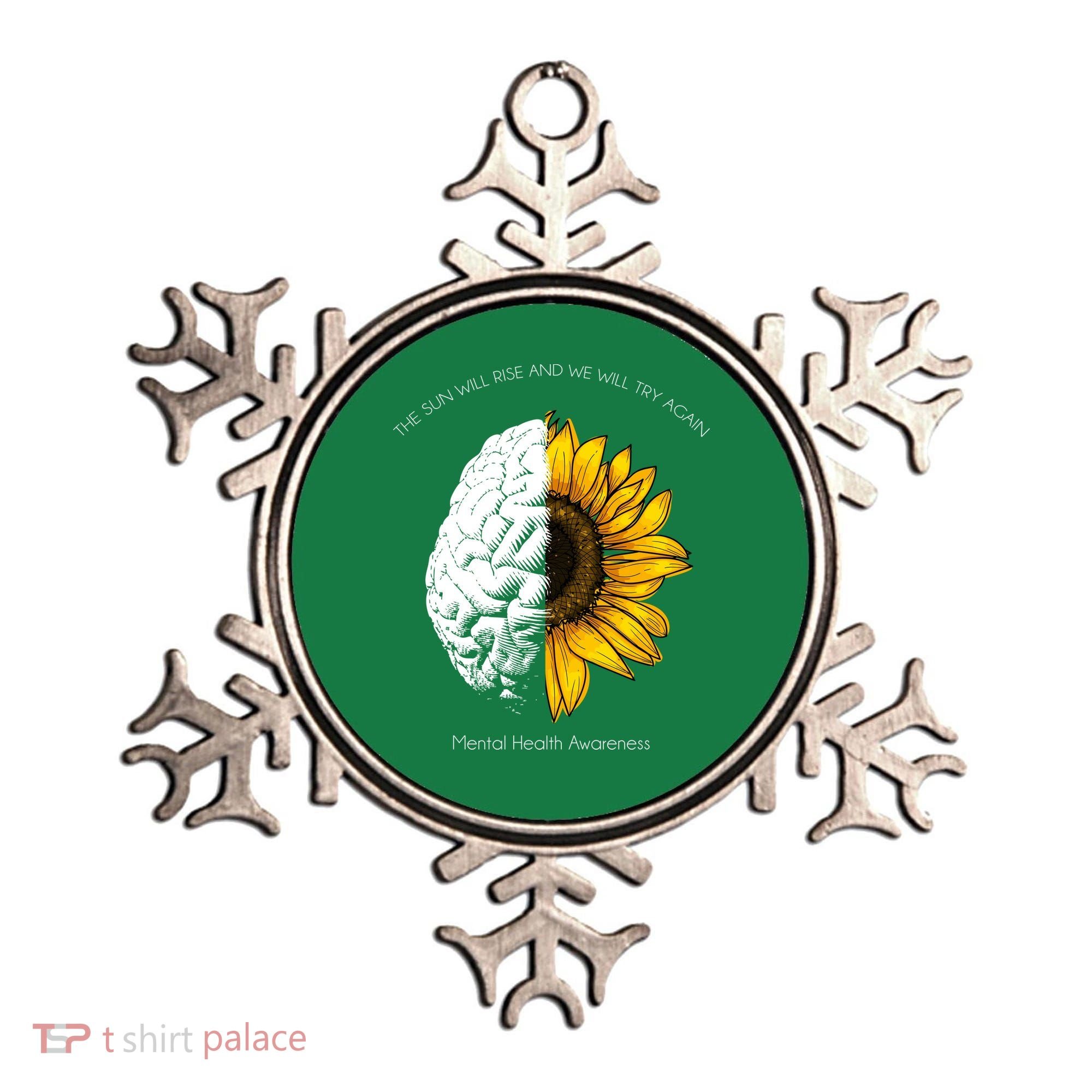 Sun Will Rise We Will Try Again Mental Health Ornament