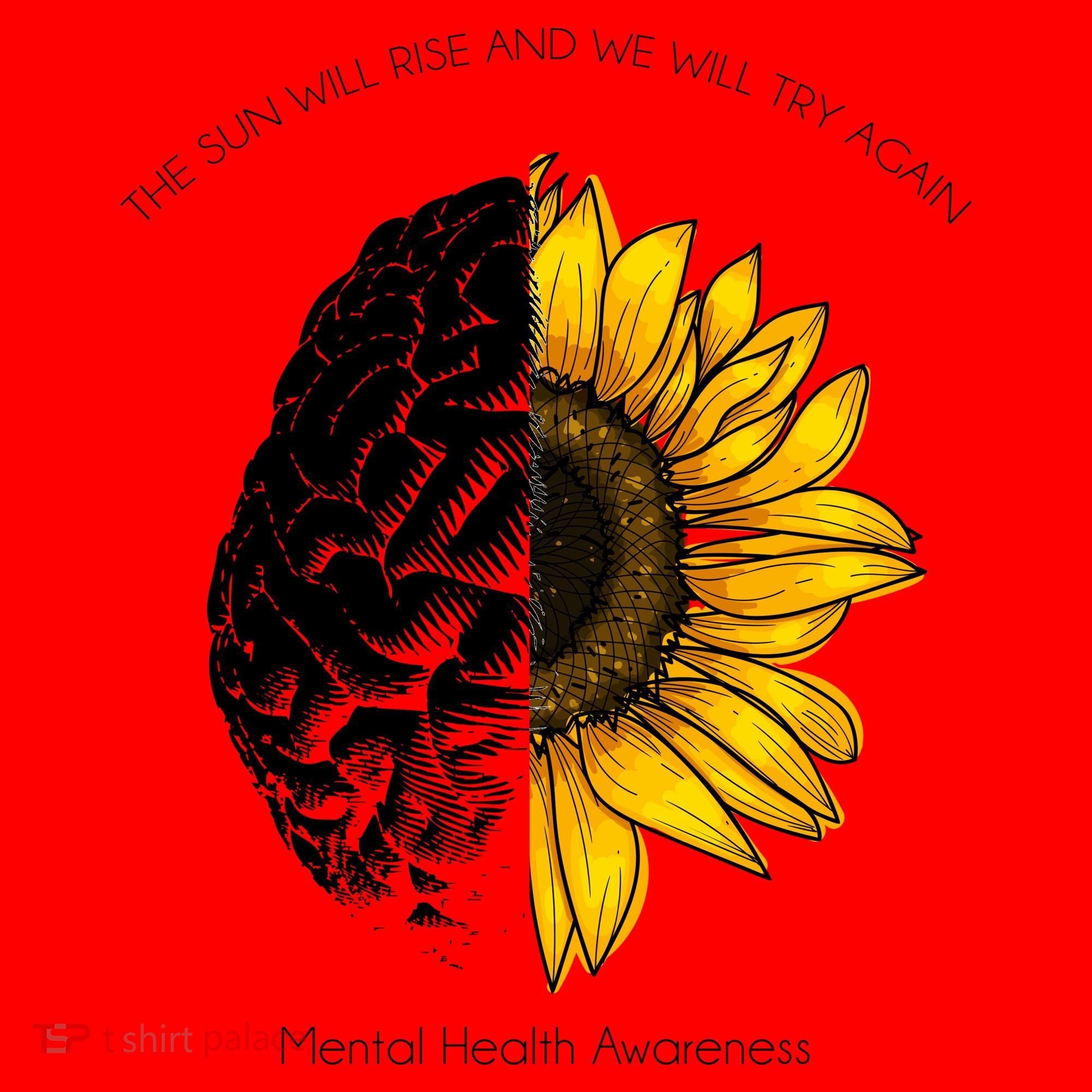 Sun Will Rise We Will Try Again Mental Health Santa Hat