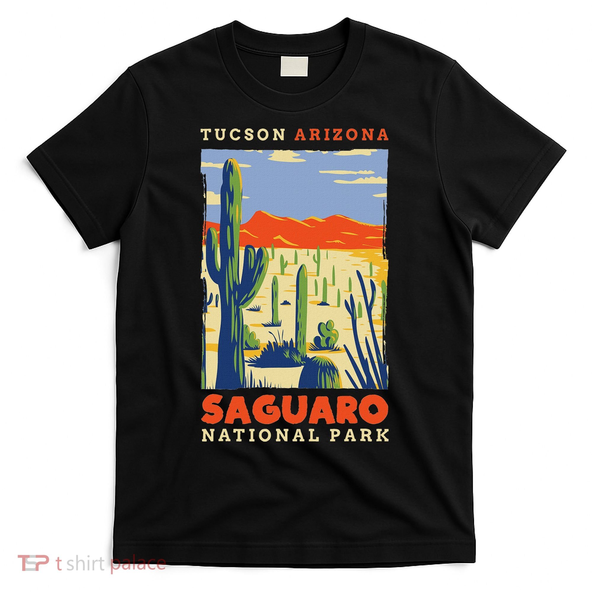 Saguaro Us National Park Tucson Arizona Vintage T-Shirt