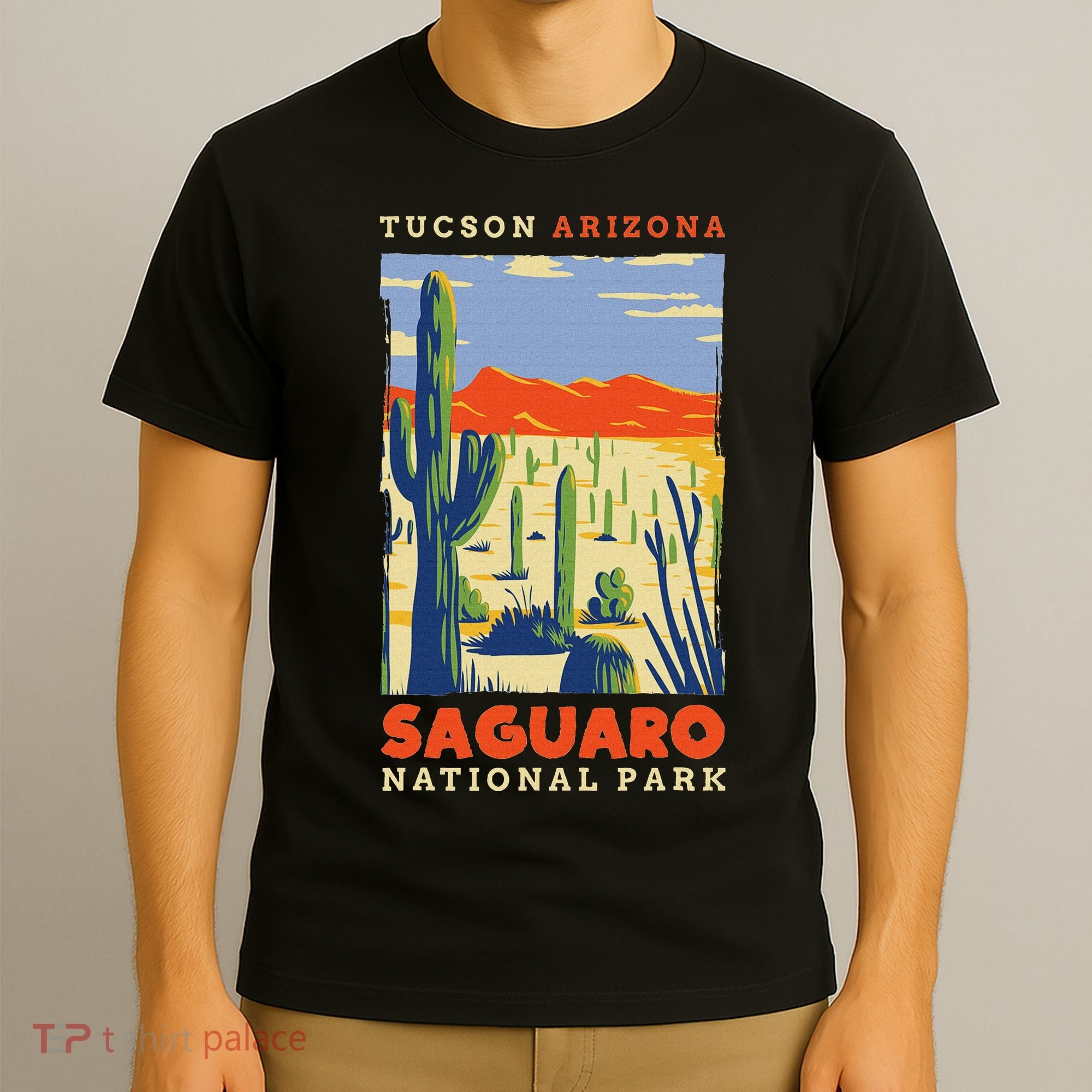 Saguaro Us National Park Tucson Arizona Vintage T-Shirt