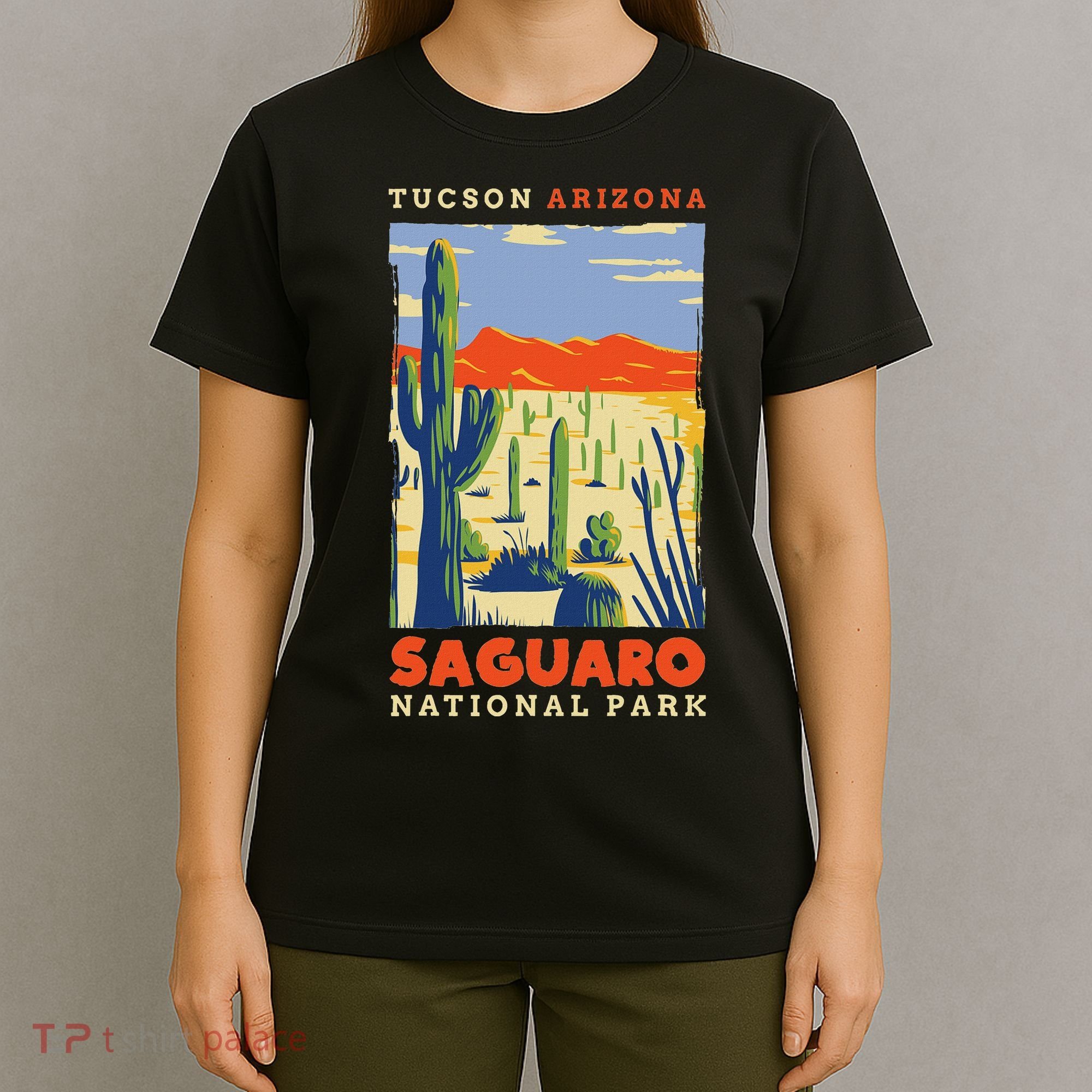 Saguaro Us National Park Tucson Arizona Vintage T-Shirt