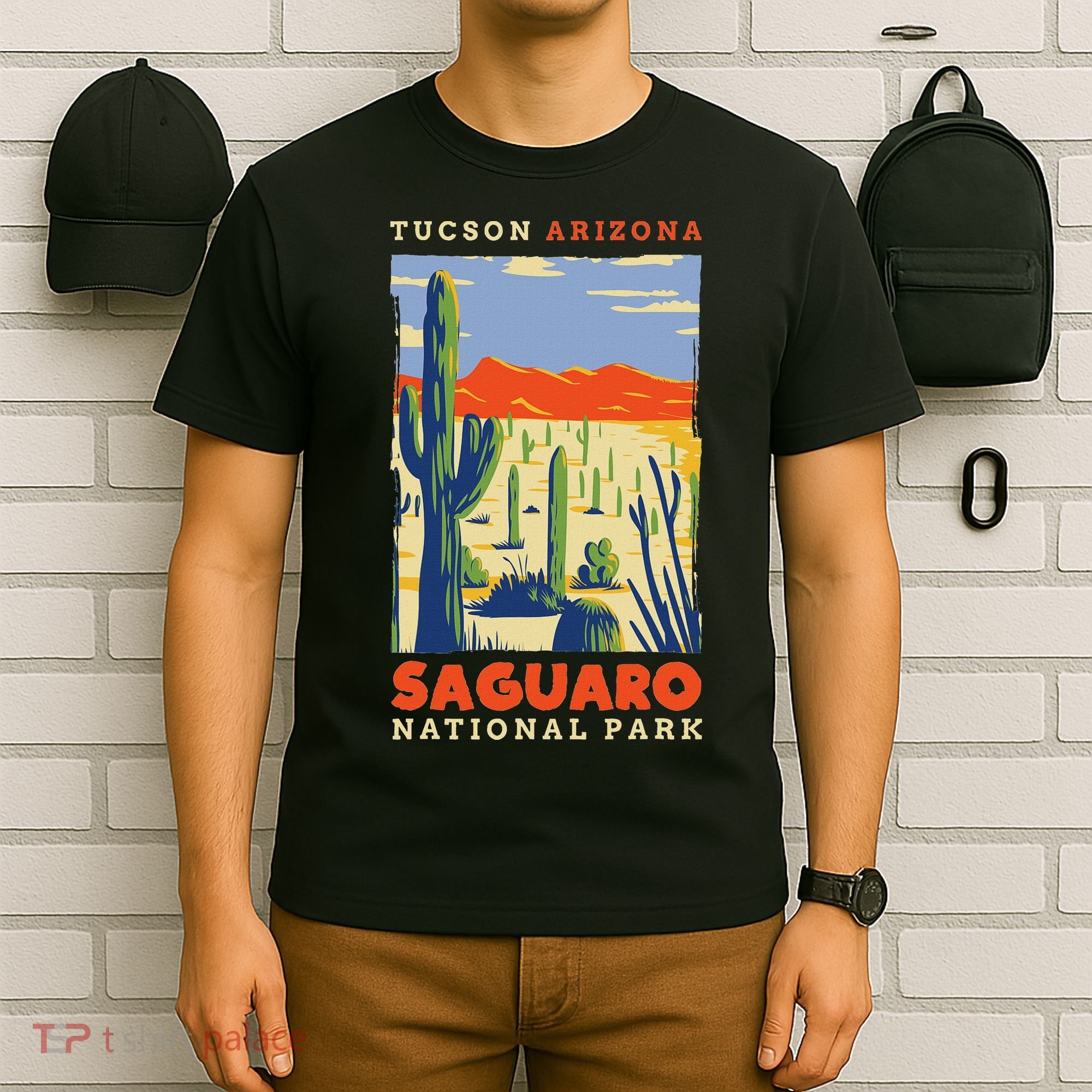 Saguaro Us National Park Tucson Arizona Vintage T-Shirt