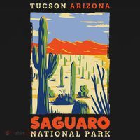 Saguaro Us National Park Tucson Arizona Vintage T-Shirt thumb 7