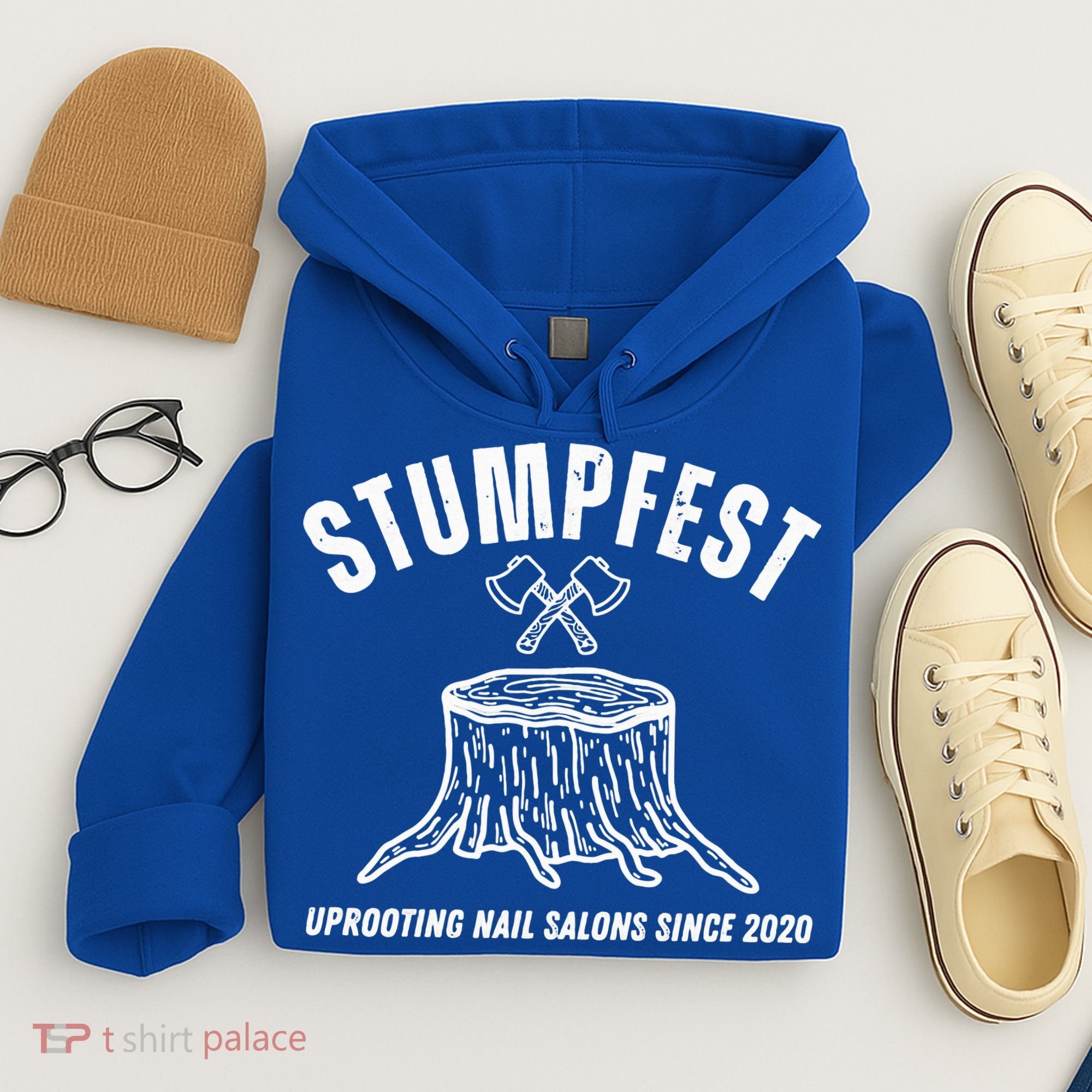 Stumpfest Uprooting Nail Salons Comedy Hoodie