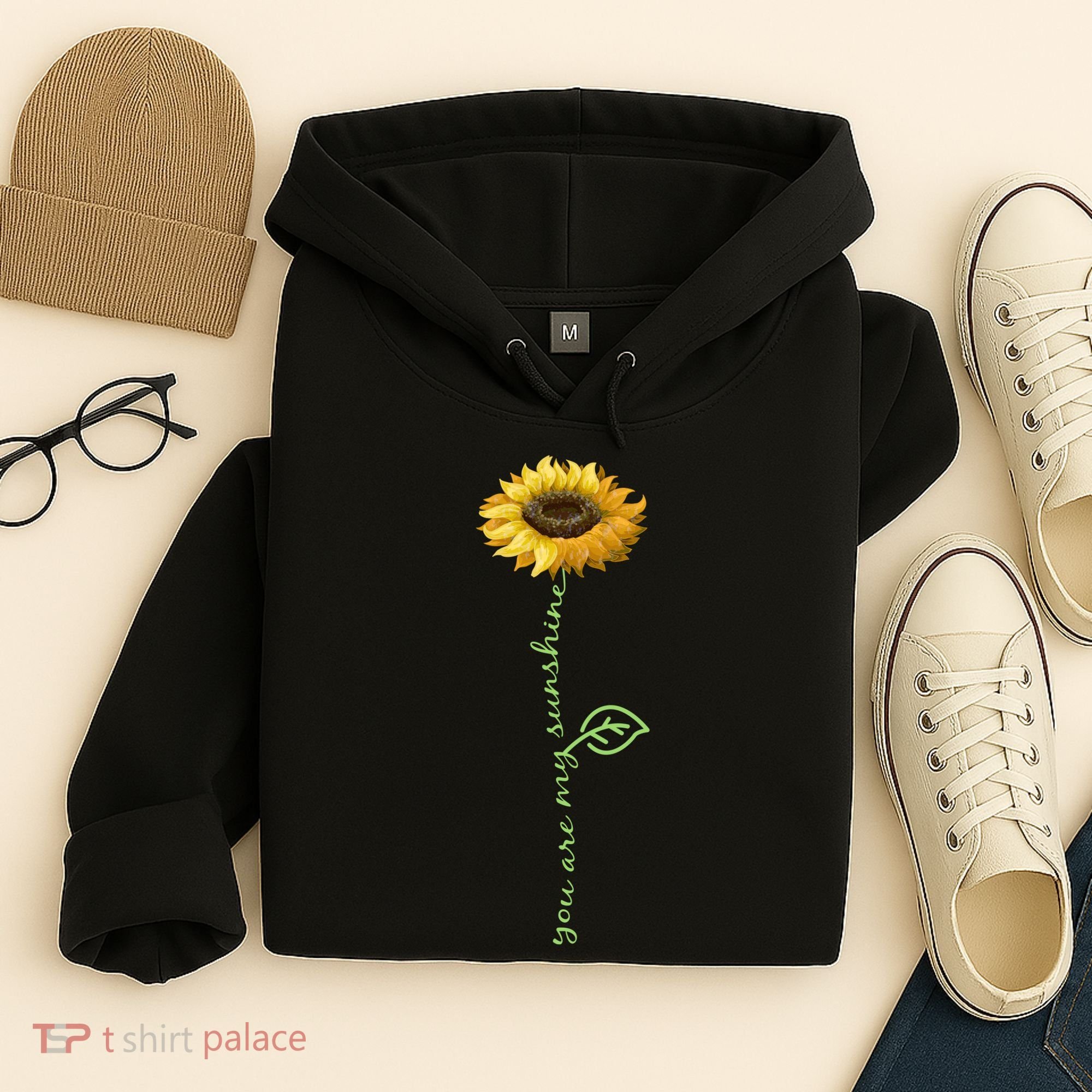 You Are My Sunshine Hippie Sunflower Hoodie