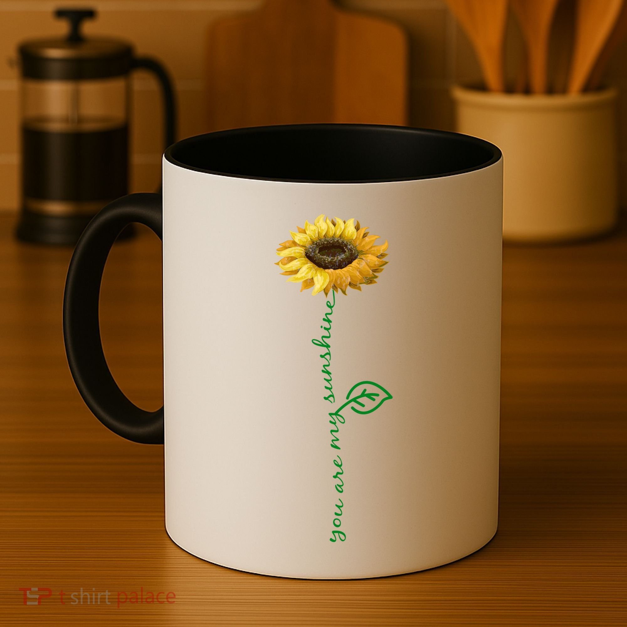 You Are My Sunshine Hippie Sunflower Coffee Mug