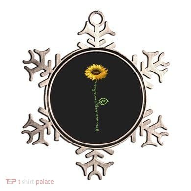 You Are My Sunshine Hippie Sunflower Ornament