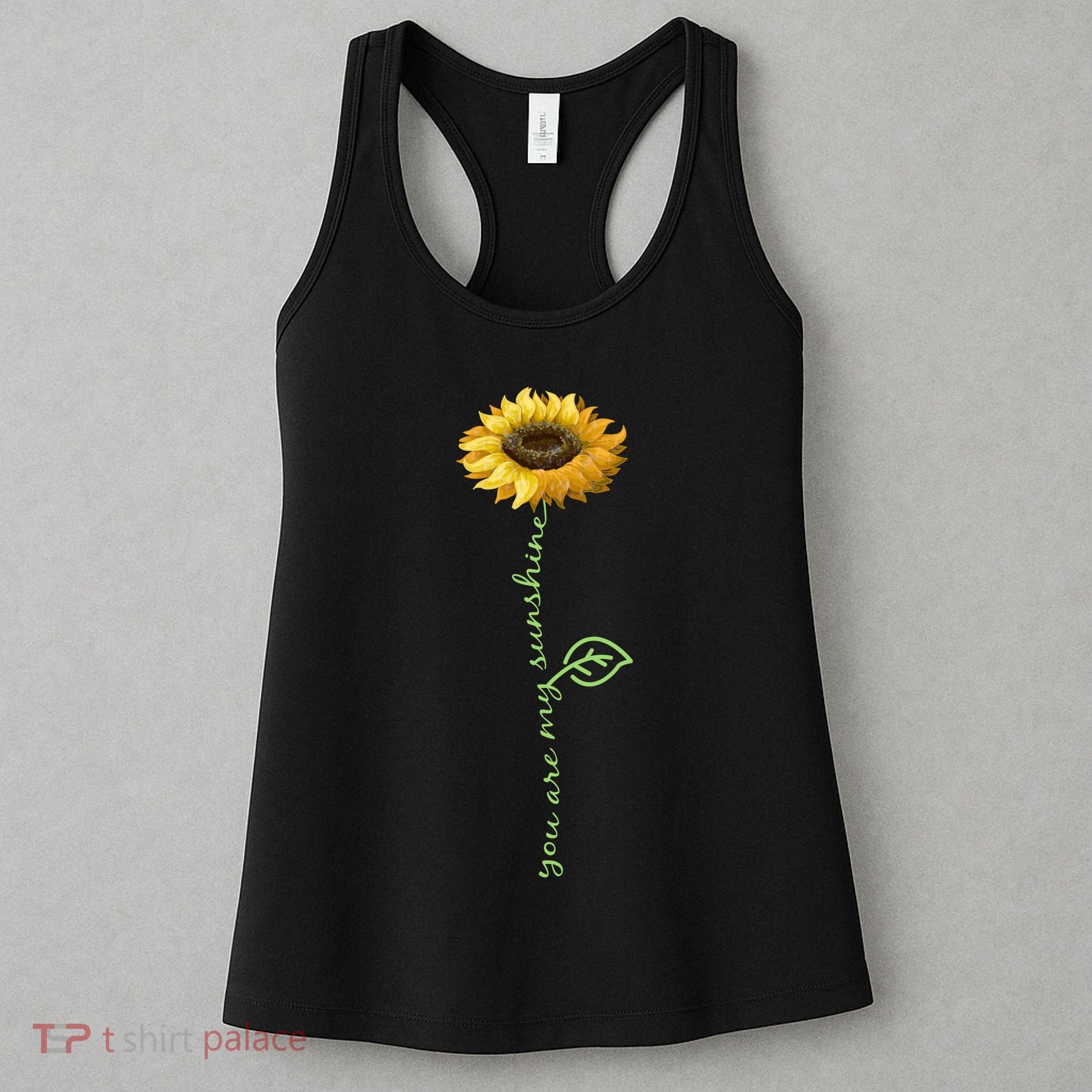You Are My Sunshine Hippie Sunflower Women's Tank Top