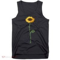 You Are My Sunshine Hippie Sunflower Tank Top thumb 0