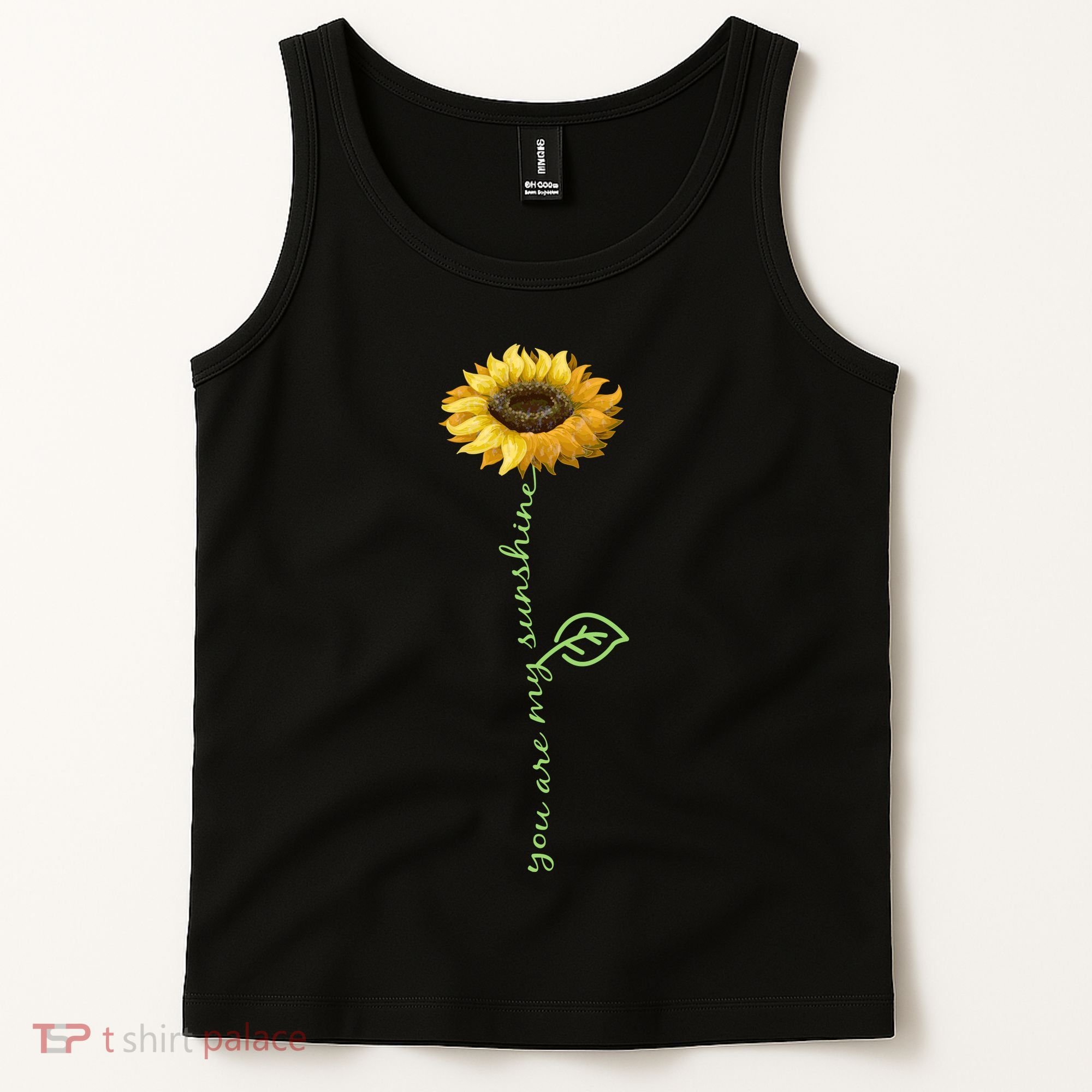 You Are My Sunshine Hippie Sunflower Tank Top