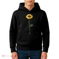 You Are My Sunshine Hippie Sunflower Kids Hoodie thumb 4