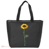 You Are My Sunshine Hippie Sunflower Tote Bag thumb 0