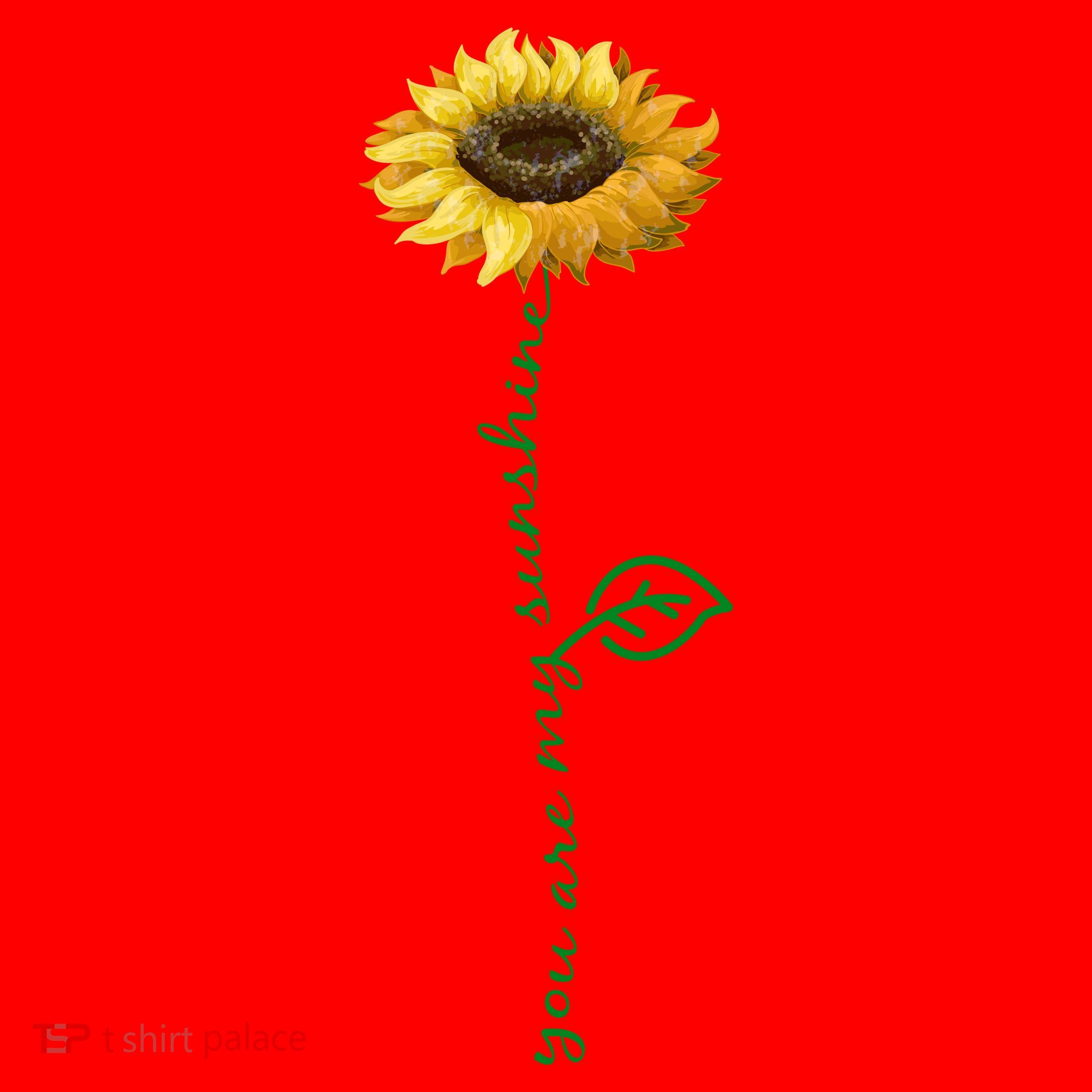 You Are My Sunshine Hippie Sunflower Santa Hat
