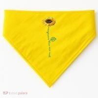 You Are My Sunshine Hippie Sunflower USA-Made Doggie Bandana thumb 0