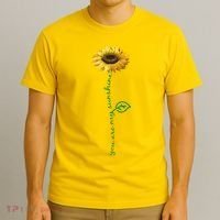 You Are My Sunshine Hippie Sunflower T-Shirt thumb 3