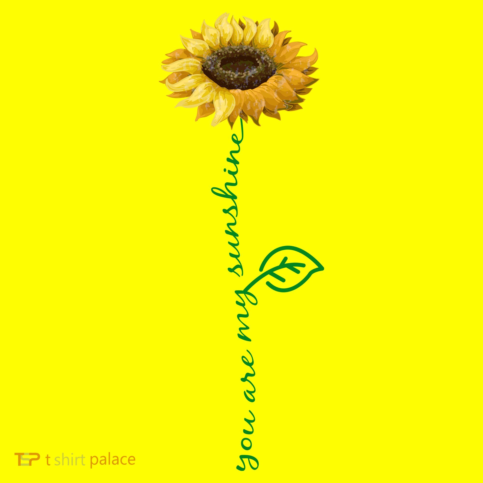 You Are My Sunshine Hippie Sunflower T-Shirt