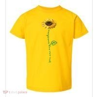 You Are My Sunshine Hippie Sunflower Toddler T-Shirt thumb 0