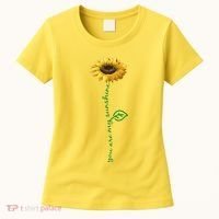 You Are My Sunshine Hippie Sunflower Women's T-Shirt thumb 0