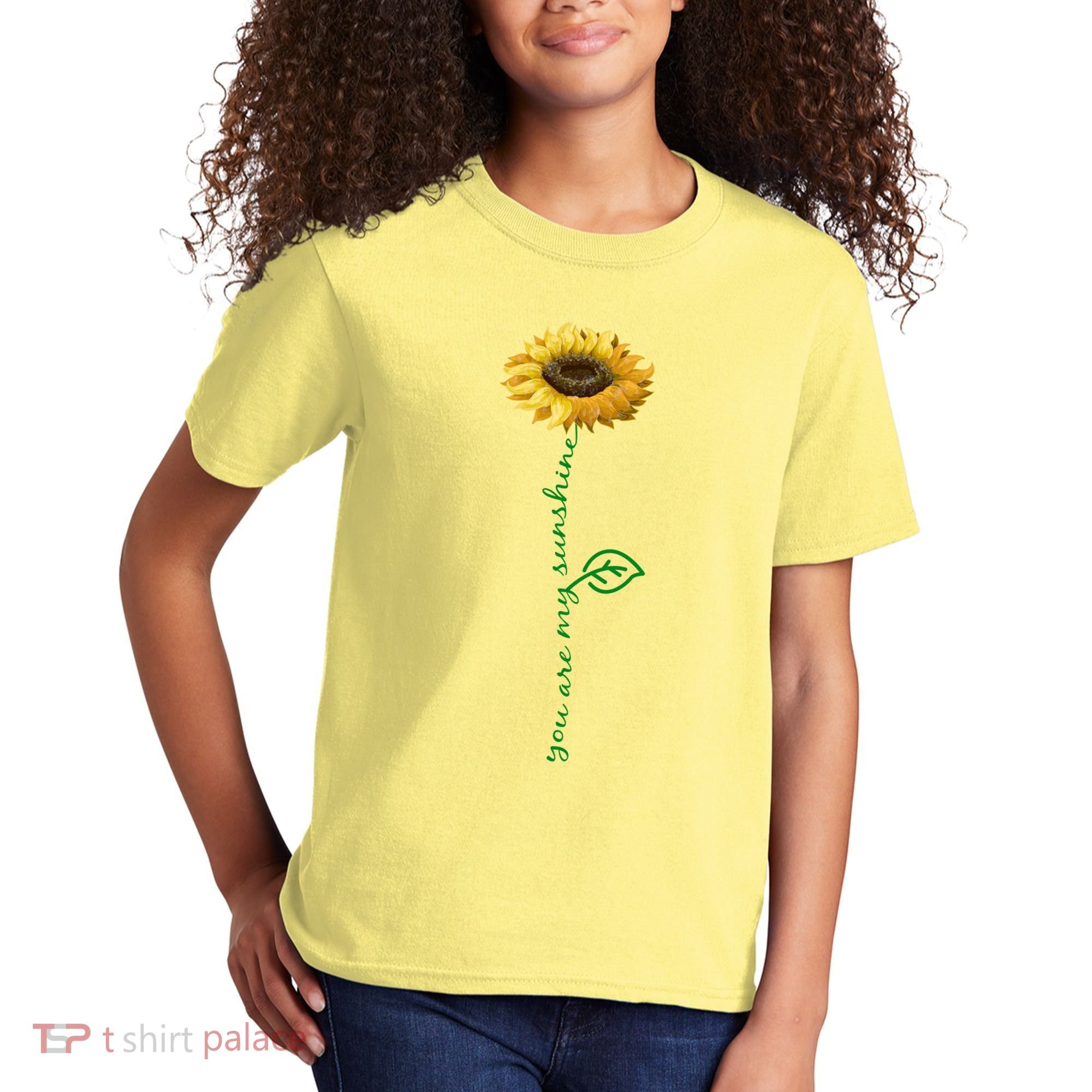 You Are My Sunshine Hippie Sunflower Kids T-Shirt