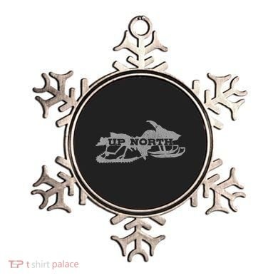 Snowmobile Up North Vintage Motor Sled Gift Ornament