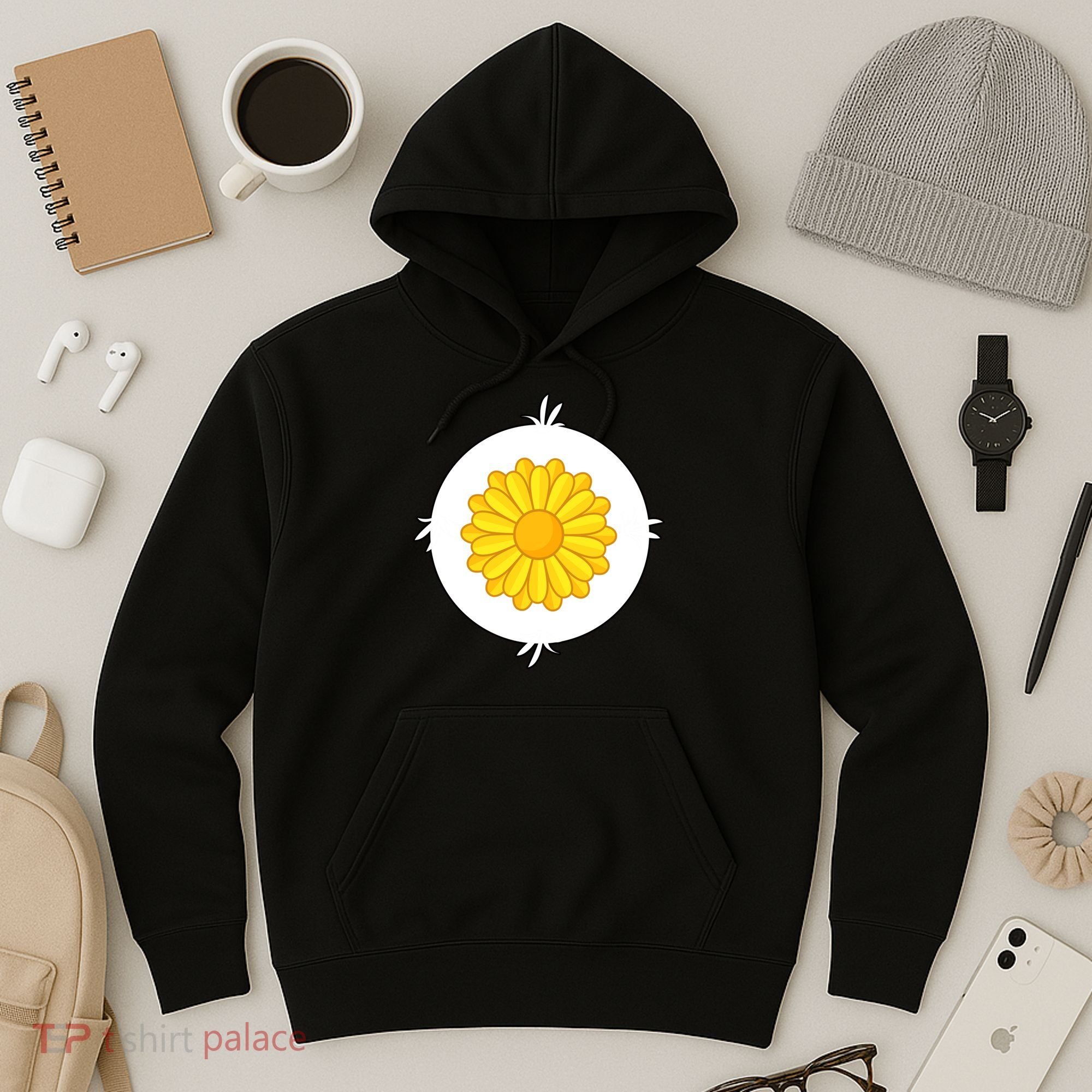 Sunflower Bear Halloween Costume Hoodie