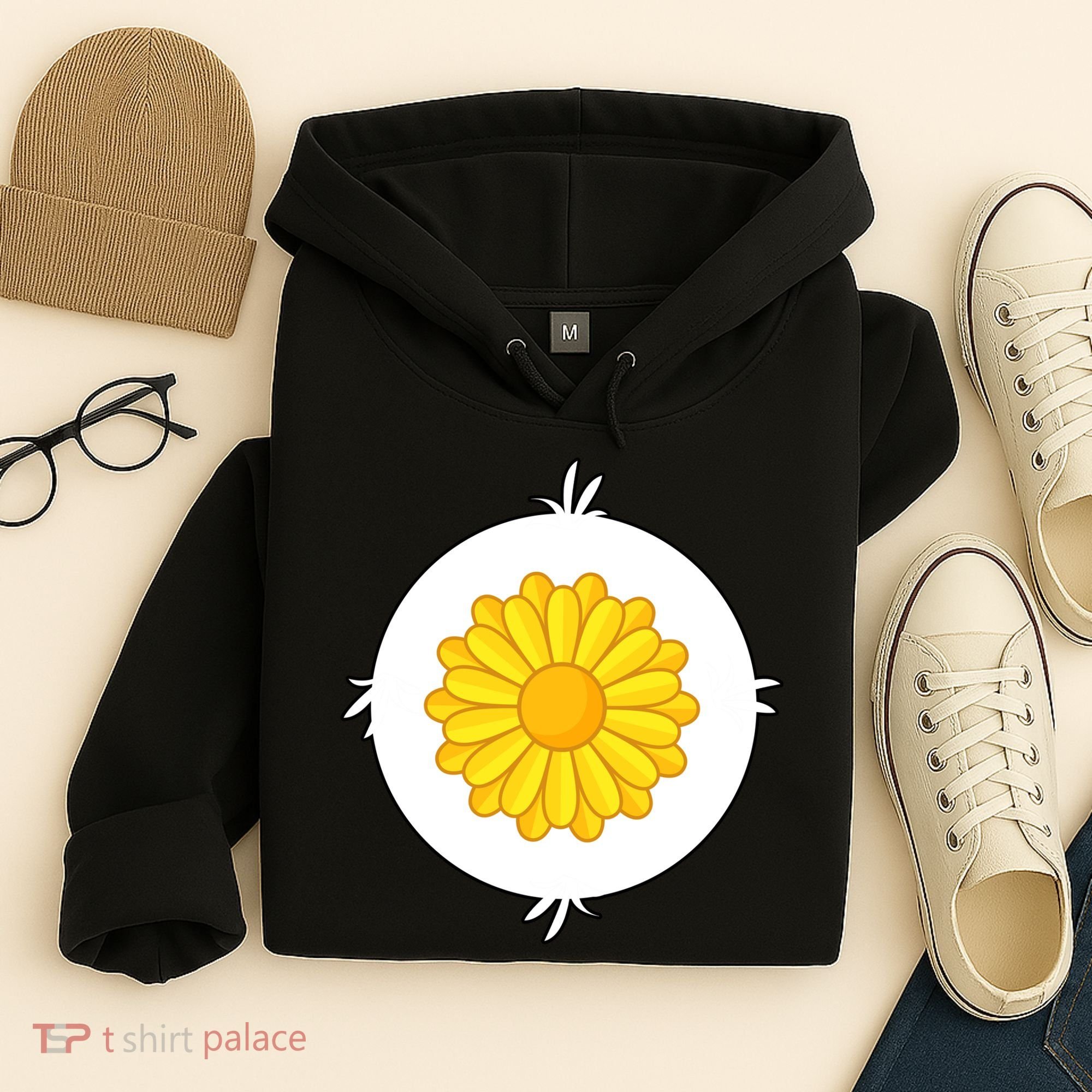 Sunflower Bear Halloween Costume Hoodie