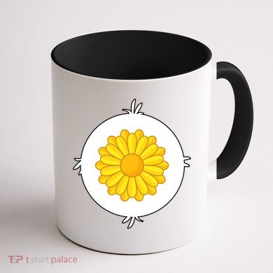 Sunflower Bear Halloween Costume Coffee Mug back