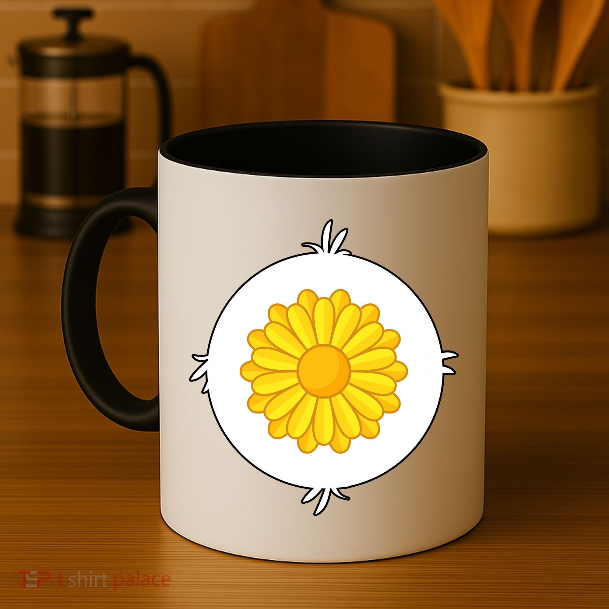 Sunflower Bear Halloween Costume Coffee Mug