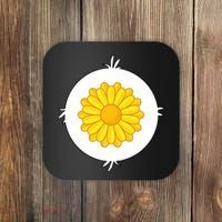 Sunflower Bear Halloween Costume Coaster thumb 0