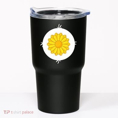 Sunflower Bear Halloween Costume Tumbler