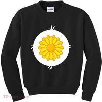 Sunflower Bear Halloween Costume Kids Sweatshirt thumb 0