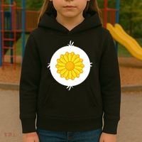 Sunflower Bear Halloween Costume Kids Hoodie thumb 3