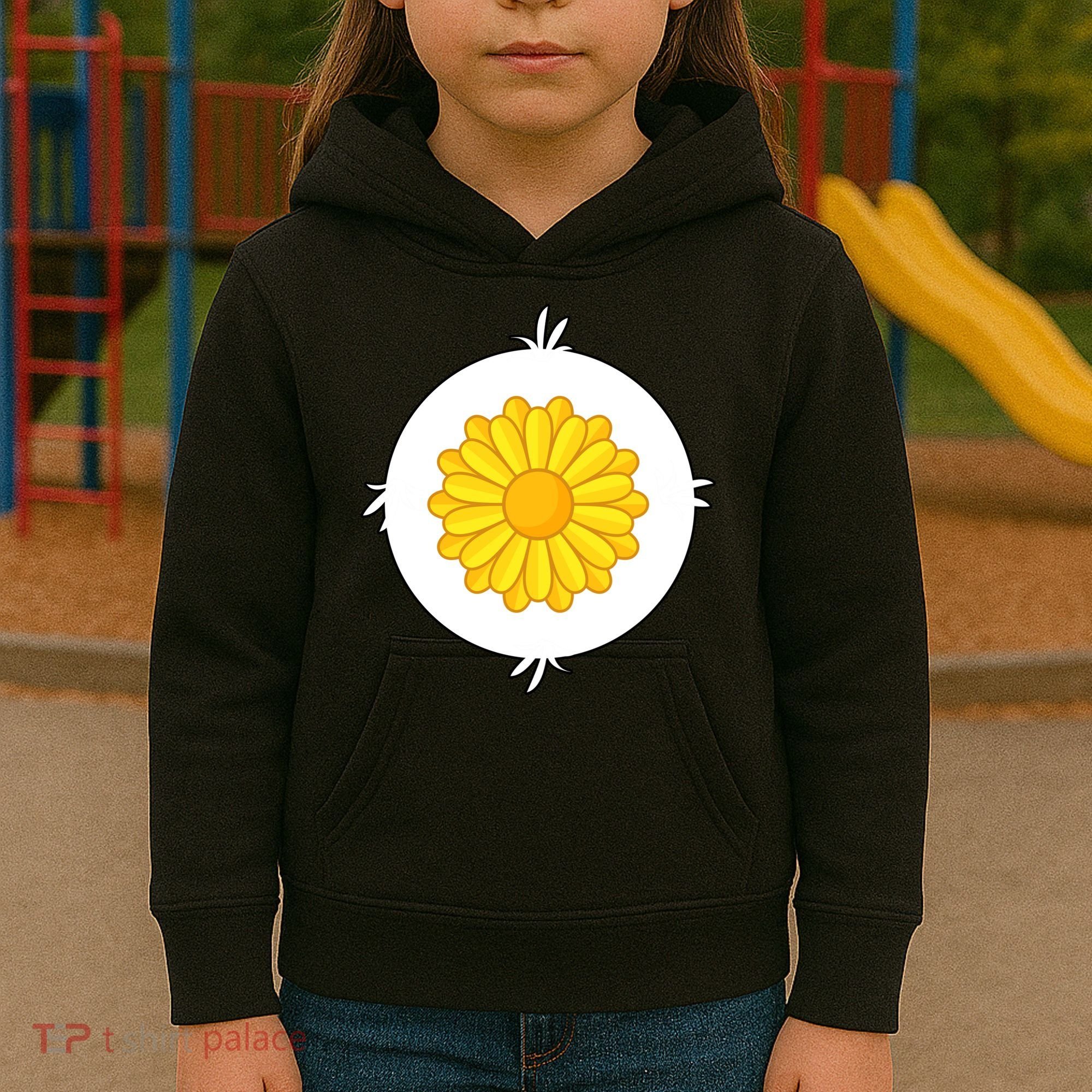 Sunflower Bear Halloween Costume Kids Hoodie