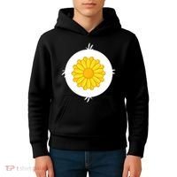 Sunflower Bear Halloween Costume Kids Hoodie thumb 4