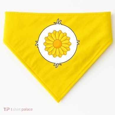 Sunflower Bear Halloween Costume USA-Made Doggie Bandana