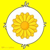 Sunflower Bear Halloween Costume Button thumb 1