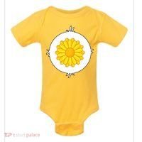 Sunflower Bear Halloween Costume Baby Bodysuit thumb 0