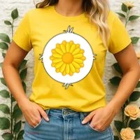 Sunflower Bear Halloween Costume Women's T-Shirt thumb 2