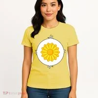 Sunflower Bear Halloween Costume Women's T-Shirt thumb 4