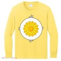 Sunflower Bear Halloween Costume Kids Long Sleeve Shirt thumb 0