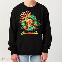 Sunflower Fist Juneteenth Black History African American Women's Sweatshirt thumb 0