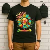 Sunflower Fist Juneteenth Black History African American T-Shirt thumb 6