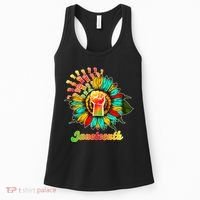 Sunflower Fist Juneteenth Black History African American Women's Tank Top thumb 0