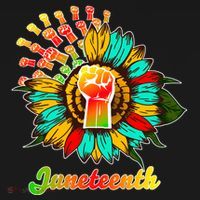 Sunflower Fist Juneteenth Black History African American Toddler Hoodie thumb 2