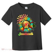 Sunflower Fist Juneteenth Black History African American Toddler T-Shirt thumb 0