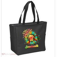 Sunflower Fist Juneteenth Black History African American Tote Bag thumb 2